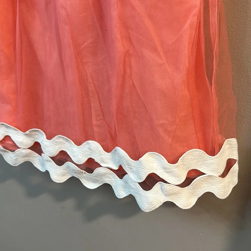 Tia Cibani Kids Coral Pink Dress